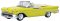 Oxford Diecast 87OC57001 - HO 1957 Oldsmobile 88 Convertible - Assembled -- Coronado Yellow