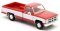 Brekina 19651 - HO 1981 GMC Sierra Grande Pickup Truck - Assembled -- Red/White