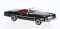 Brekina 19756 - HO 1975 Cadillac Eldorado Convertible - Assembled -- Top Down (black)