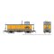 Rapido 225017 - HO D&RGW End Cupola Steel Riveted Caboose: Post-War Mods / Single Stripe Scheme (...