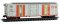 Micro Trains 02700500 - N Scale Rib-Side Single-Door 50Ft Boxcar No Roofwalk - CN Inspection Car ...