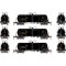 Athearn Genesis G25766 - HO 13,600 Gallon Acid Tank Car - Union Tank Car/Black (UTLX) (3pkg)