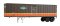 Walthers SceneMaster 2600 - HO 40ft Flexi Van Trailer 2-Pack -Assembled - Illinois Central (Diamo...