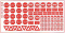 Blair Line 3 - N Scale Highway Signs - Regulatory Signs #2 (1930-Present, red, white)