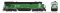 Rapido 42101 - HO GE C36-7 - DC/Silent - Burlington Northern #5047 (Whiteface Scheme w/stripe, Ca...