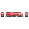 Rapido 38556 - HO EMD GP38 (DC/DCC/Sound): GM&O - Red & White Stripe: #705