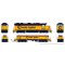 Rapido 39519 - HO EMD GP39 Mother+Slug (DC/DCC/Sound): Chessie - C&O Sublettering: #3900 + #145T