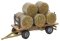 Walthers SceneMaster 4192 - HO Hay Trailer w/ Load - Kit