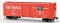 Bowser 42838 - HO RTR 40Ft Single-Door Steel Boxcar - Chicago, Burlington & Quincy (FW&D) #8129