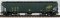 Intermountain 453120-05 HO - 4750 Cubic Foot Rib-Sided - 3-Bay Covered Hopper - C&CNW Green Logo ...