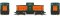 Rapido 48514 - HO GE 44 Tonner Phase Ic - DC/DCC/Sound - New Haven (Warm Orange) #0801