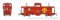 Rapido 510039 - N Scale Wide-Vision Caboose - Santa Fe #999719