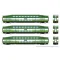 Rapido 546018 - N Bilevel Commuter Car -  Go/Metrolinx (Toronto) - (Set #3) - (Coaches: 2002 2065...