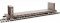 Walthers Mainline 5832 - HO RTR 60Ft Pullman-Standard Bulkhead Flatcar (48Ft IL) - Trailer-Train ...