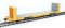 Walthers Mainline 5878 - HO RTR 60Ft Pullman-Standard Bulkhead Flatcar (48Ft IL) - PTTX #93436