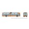 Rapido 753145 - HO 1/87 New Look Bus (Deluxe) - Miami-Dade #195