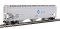 Walthers Mainline 7716 - HO 60ft NSC 5150 3-Bay Covered Hopper - Archer-Daniels-Midland (ADMX) #5...