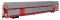 Walthers Mainline 8102 - HO 89Ft Flatcar w/Bi-Level Shielded Auto Rack - Atchison, Topeka & Santa...