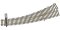 WalthersTrack HO 83067 Code 83 Nickel Silver DCC-Friendly Curved Turnout - 24 and 36in Radii - Le...