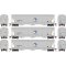 Athearn Genesis G89984 HO Scale - Trinity 3-Bay Hopper - AMDX, pkg(3) #1