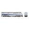 Rapido 85009 - HO GE P32AC-DM (DC/Silent): Metro North - Silver/Blue Stripe: #202