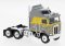 Brekina 85734 - HO 1976 Kenworth K100 Aerodyne Sleeper-Cab Semi Tractor - Friderici - Gray, Yello...