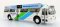 Iconic Replica 87-0280 - 1:87 1980 Flxible 53102 Transit Bus with Bat Wings, Miami Dade Transit