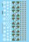 Microscale 87-1119 HO Christmas Decals - Snowflakes and Holly