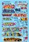 MicroScale 601523 - N Scale Graffiti Decal Set - Modern Graffiti - Waterslide Decals