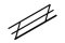 Plastruct 90482 HO ABS Stair Rail (2pcs pkg)