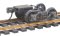 Kadee 503 HO Arch Bar Fully Sprung Metal Trucks  w/Whisker(R) Couplers - Kit Code 110 (.110inch) ...