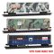 Micro Trains 99302233 - N Scale 2-50Ft Boxcars & 51Ft Mechanical Reefer - Foam Nest - Toys for To...