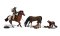 Woodland Scenics 1940 - HO Scenics Accents - Riding & Roping (6pcs)