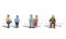 Woodland Scenics 2190 - N Scenic Accent Figures - Passengers (5pcs)