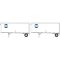 Athearn RTR 29042 - HO 28ft Trailers w/Dolly - Motor Cargo (2pk)