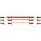 Athearn RTR 97083 - HO 60ft Flat Car - BNSF (3pk)