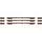 Athearn RTR 97086 - HO 60ft Flat Car - Southern (3pk)