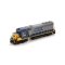 Athearn G40877 HO GP40-2 w/DCC & Sound - CSX/YN2 #6399