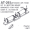 Details West 231 - HO AT-261 - Detail Air Tank Dash 9, AC4400CW