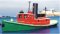 Sylvan Scale Models 1025 - HO Scale - Great Lakes Steam Diesel Tugboat Kit - Unpainted and Resin ...