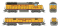 Rapido 40529 - HO EMD GP40 Mother and Slug - DCC & Sound - Union Pacific #3000, S-300