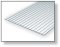 Evergreen Scale Models 4522 - .040in x .250in Opaque White Polystyrene Standing Seam Roofing (1 S...