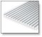 Evergreen Scale Models 4040 .040in Opaque White Polystyrene V Groove Siding (1sheet)