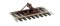 Walthers Track 83109 - HO Rust Brown Track Bumpers (4pk)