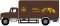 Walthers HO 11293 SceneMaster International(R) 4900 Single-Axle Box Van - Assembled - UPS Bow Tie...