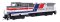 Walthers Mainline 19562 - HO GE Dash 8-32BWH - DCC & Sound - Amtrak #555 (Phase III, silver, red,...