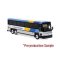 Iconic Replicas 870563 - HO MCI D4000 Coach - Assembled -- Ontario Northland (silver, blue, yello...