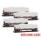 Micro Trains 98302239 - N Scale 100-Ton 3-Bay Ribside Open Hopper w/Tarps 4-Pack - (Jewel Cases) ...